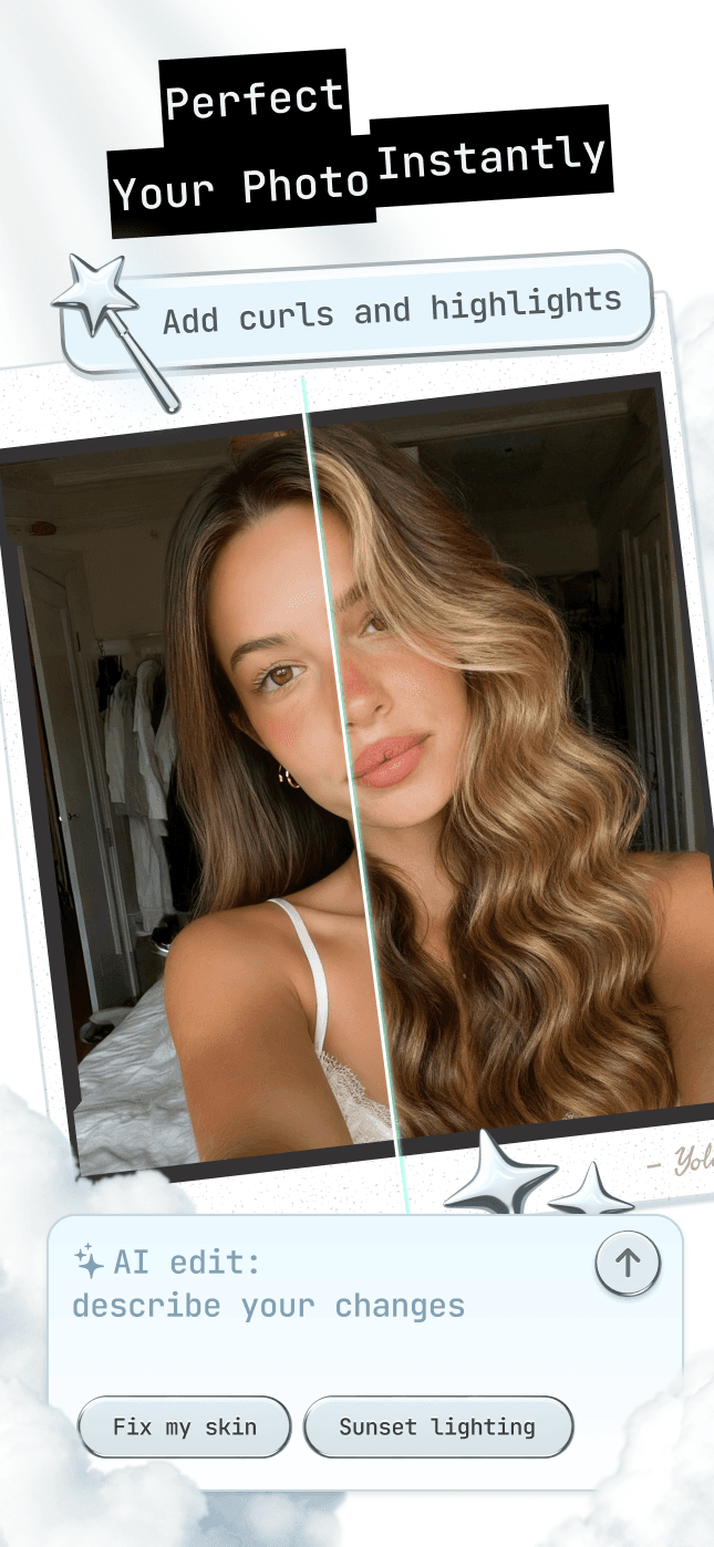 Picky AI edit preview